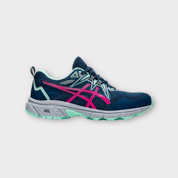 Asics Shoes - ASICS Gel-Venture 8 Blue & Pink Sneakers